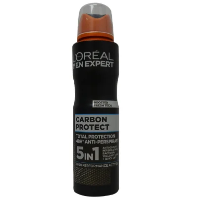 L'Oréal men expert spray deodorant 150 ml. Carbon Ice.