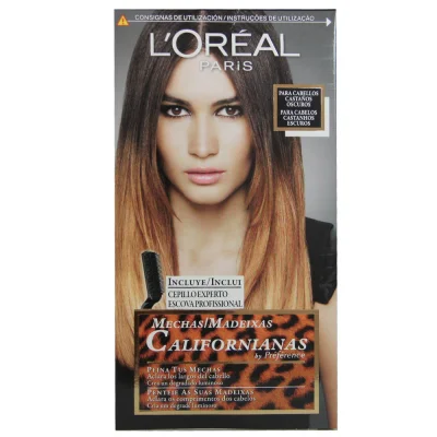 L'Oréal Préférence Mechas Californianas Dark brown hair.