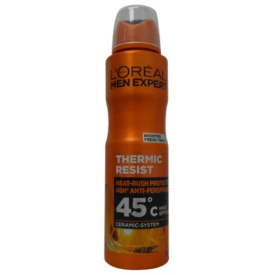 L'Oréal men expert spray deodorant 150 ml. Thermic resist.