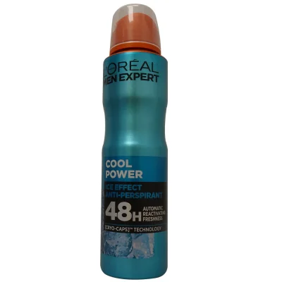 L'Oréal men expert spray deodorant 150 ml. Cool power.