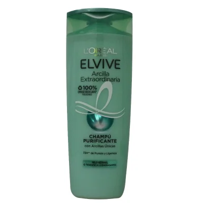 L'Oréal Elvive shampoo 380 ml. Extraordinary clay normal hair.