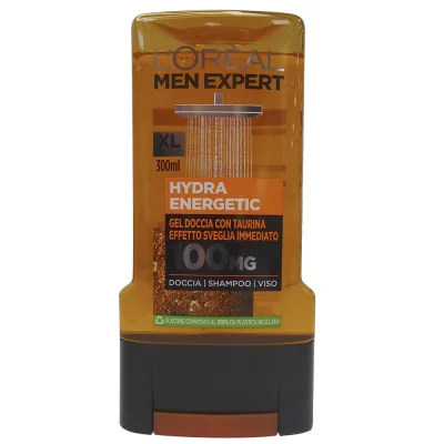 L'Oréal Men expert shower gel 300 ml. Hydra energetic body face and hair.