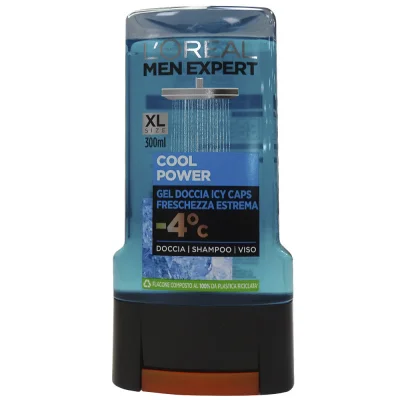 L'Oréal Men expert shower gel 300 ml. Cool power body face and hair.