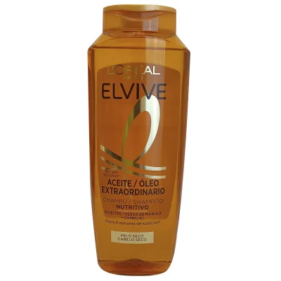 L'Oréal elvive shampoo 400 ml. Extraordinary oil dry hair.