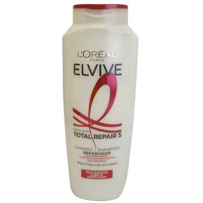 L'Oréal Elvive shampoo 400 ml. Total repair damaged hair.