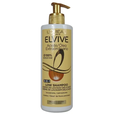 L'Oreal Elvive shampoo 400 ml. Non foam wash cream 3 in 1.