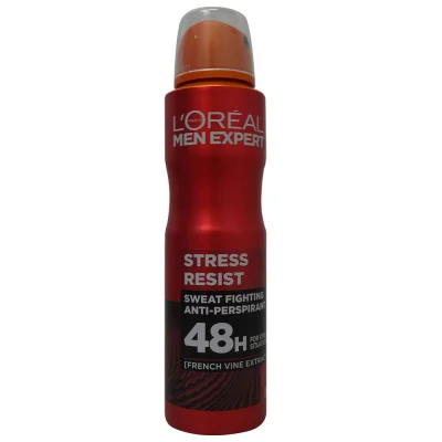 L'Oréal men expert spray deodorant 150 ml. Stress resist.