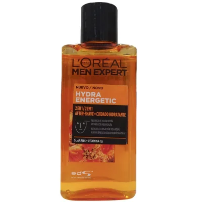 L'Oreal men expert aftershave 125 ml. 2 in 1 Hydra energetic moisturizing care.