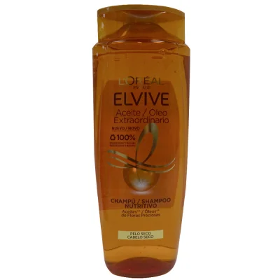 L'Oréal Elvive shampoo 690 ml. Extraordinary oil nutritive dry hair.