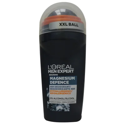 L'Oréal men expert roll-on deodorant 50 ml. Magnesium defence.