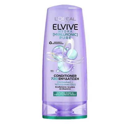 ELVIVE CONDITIONER 300ml HYDRA HYALURONIC PURE