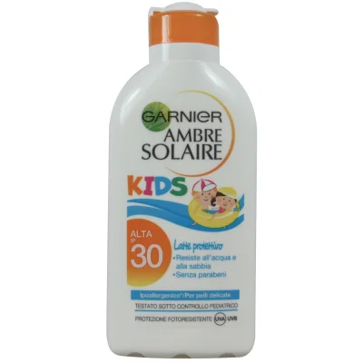 Garnier solar milk 200 ml. Kids protection 30.