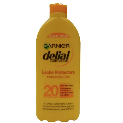 Garnier solar milk 400 ml. Protection 20.
