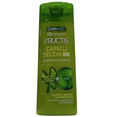 Garnier Fructis shampoo 250 ml. Nutritive 2 in 1 dry hair.