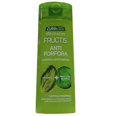 Garnier Fructis shampoo 250 ml. Anti-dandruff green tea normal hair.