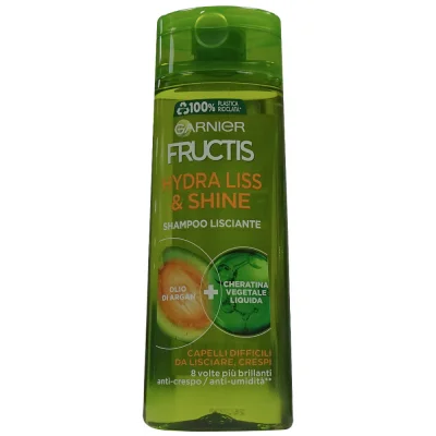Garnier Fructis shampoo 250 ml. Moisturizing frizzy hair.