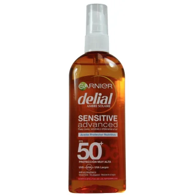 Garnier solar oil 150 ml. Sensitive skin protection 50.