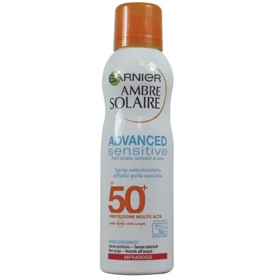 Garnier solar spray 200 ml. Advanced sensitive protection 50.