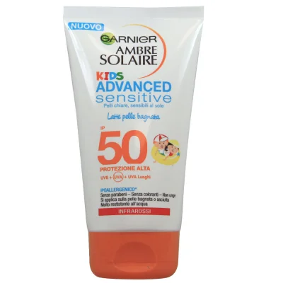 Garnier sun cream 150 ml. Sensitive kids protection 50.
