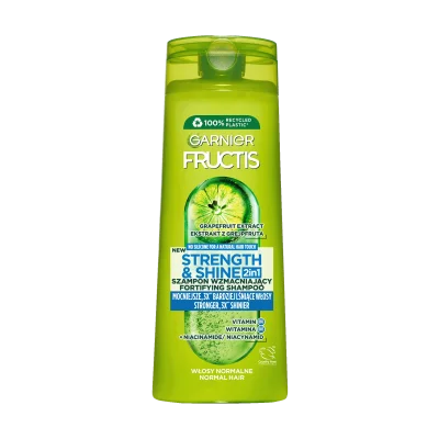 Fructis Shampoo Strength Shine 2in1 Strengthening 400ml