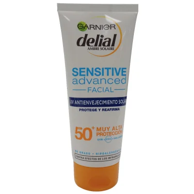 Garnier solar cream 100 ml. Facial anti-aging protection 50.