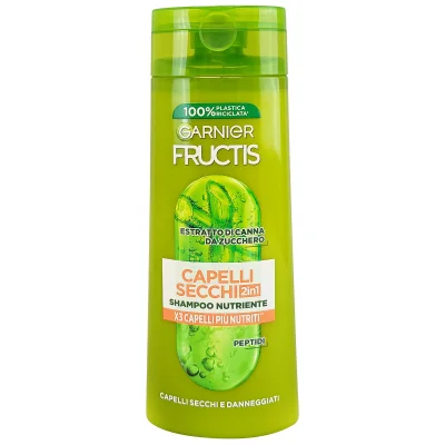 Garnier Fructis shampoo 250 ml. Dry hair 2 in 1.
