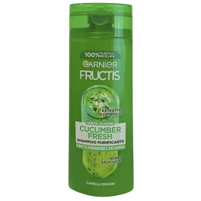 Garnier Fructis shampoo 250 ml. Fresh cucumber.