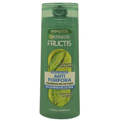 Garnier Fructis shampoo 250 ml. Anti-dandruff with oxygen.