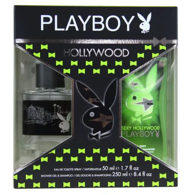 Playboy Hollywood pack eau de toilette & gel 50 ml. + 250 ml.