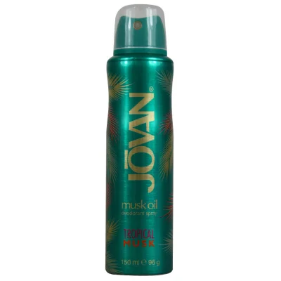 Jovan deodorant spray 150 ml. Tropical Musk.