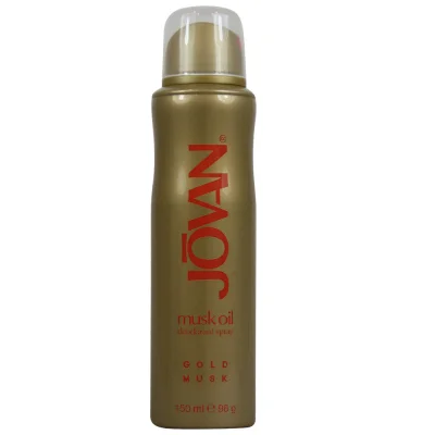 Jovan deodorant spray 150 ml. Gold Musk.