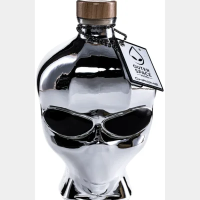 Outerspace - Alien Head Chrome Edition 40% 70cl