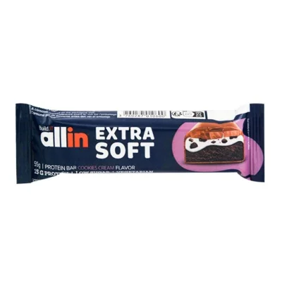 ALLIN Extra Soft bar Protein 55g - Cookies Cream