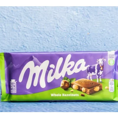 Milka whole hazelnuts 100 gr