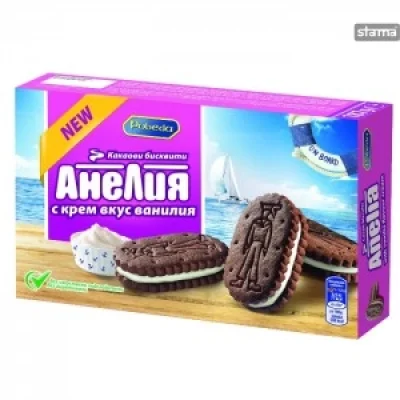 Anelia Biscuits Cocoa With Vanilla Cream 187g