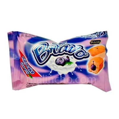 Bravo Mini Cake With Blueberry Cream 30g
