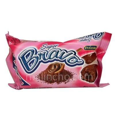 Bravo Mini Cake With Strawberry Cream 30g