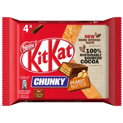 KitKat Chunky Peanut Butter Multipack 4-Pack