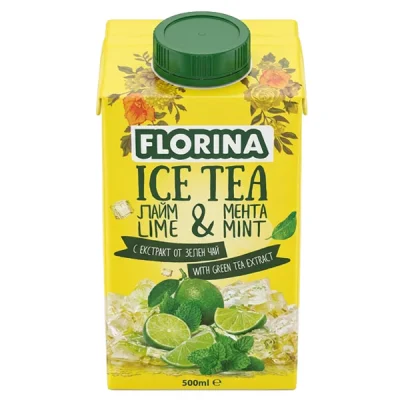FLORINA ICE TEA 500ml LIME & MINT