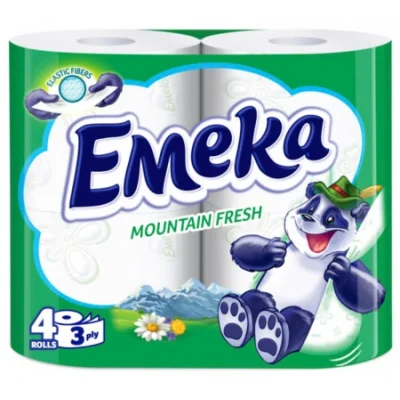 Emeka Toilet Paper Mountain Fresh 4 Pack