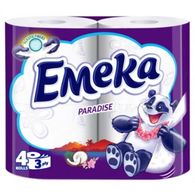Emeka Toilet Paper Paradise 4-Pack