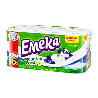 Emeka Toilet Paper Mountain Fresh 16-Pack