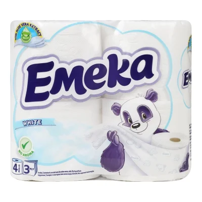 Emeka Toilet Paper White 4-Pack