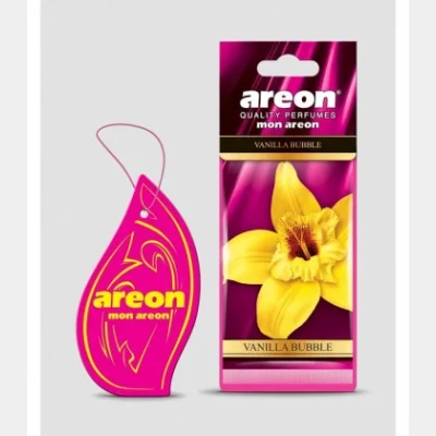 AREON PERFUME CAR CARD MON VANILLA BUBBLE