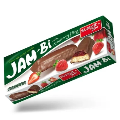 Jam-Bi Biscuits With Strawberry 150g