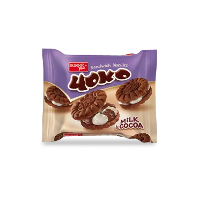 4oko Biscuits Milk And Cocoa Cream 82g