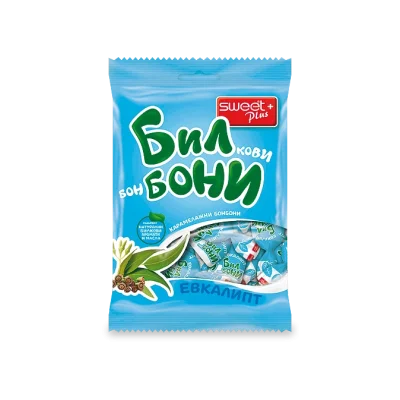 Bilboni Hard Herbal Candies Eucalyptus 85g