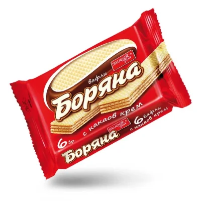Boriana Wafers with Cocoa Creme 6pcs 140g