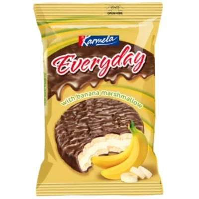 Everyday Marshmallow Cream Banana Biscuits 30g