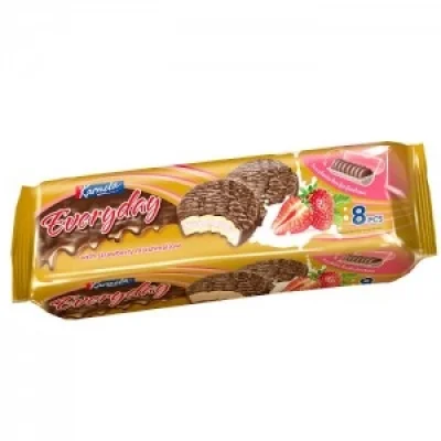Everyday Biscuits Marshmallow Cream Strawberry 240g